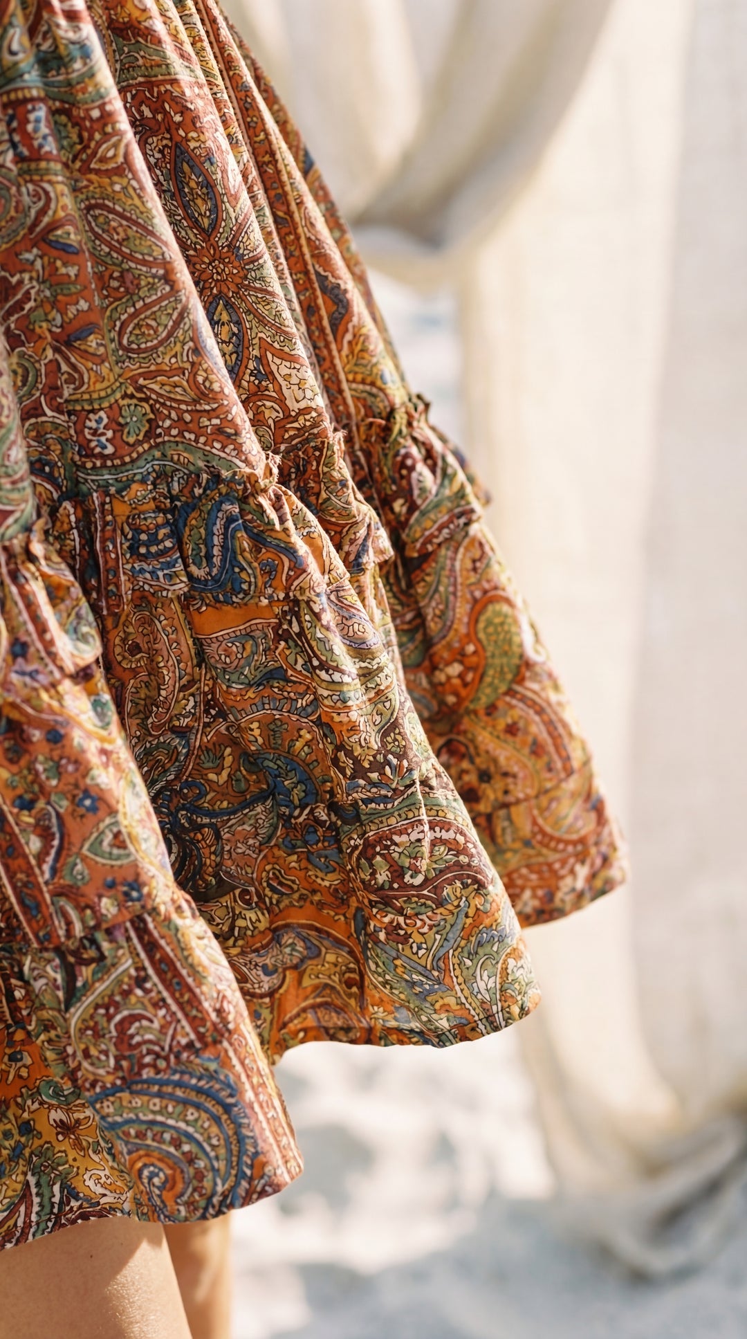 The "Inaya" Shirred Mini – Available in Soft Rose, Azure Blue & Sunset Orange