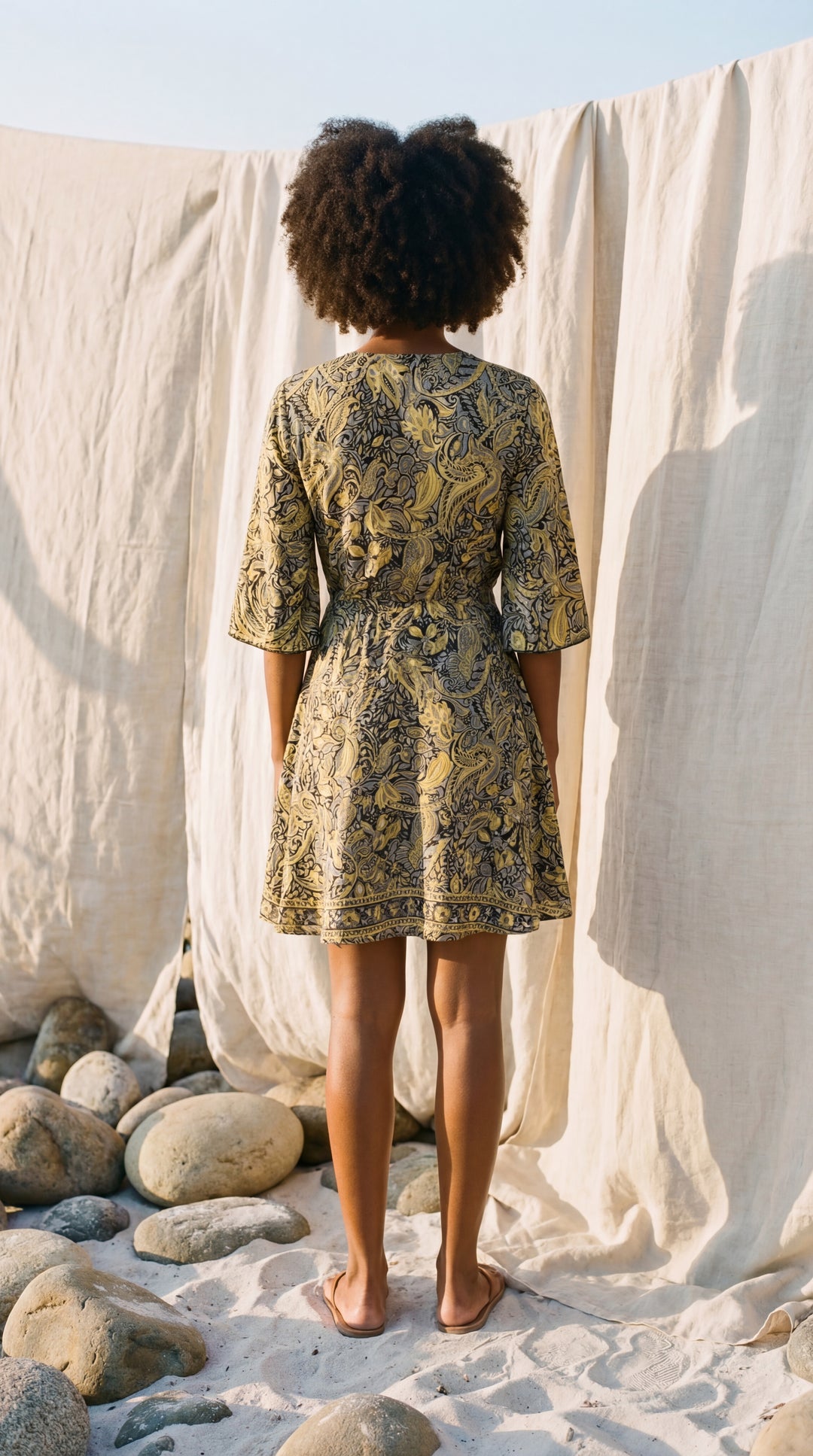 The "Kira" Front-Tie Short Dress– Available in 5 Sun-Stained Shades