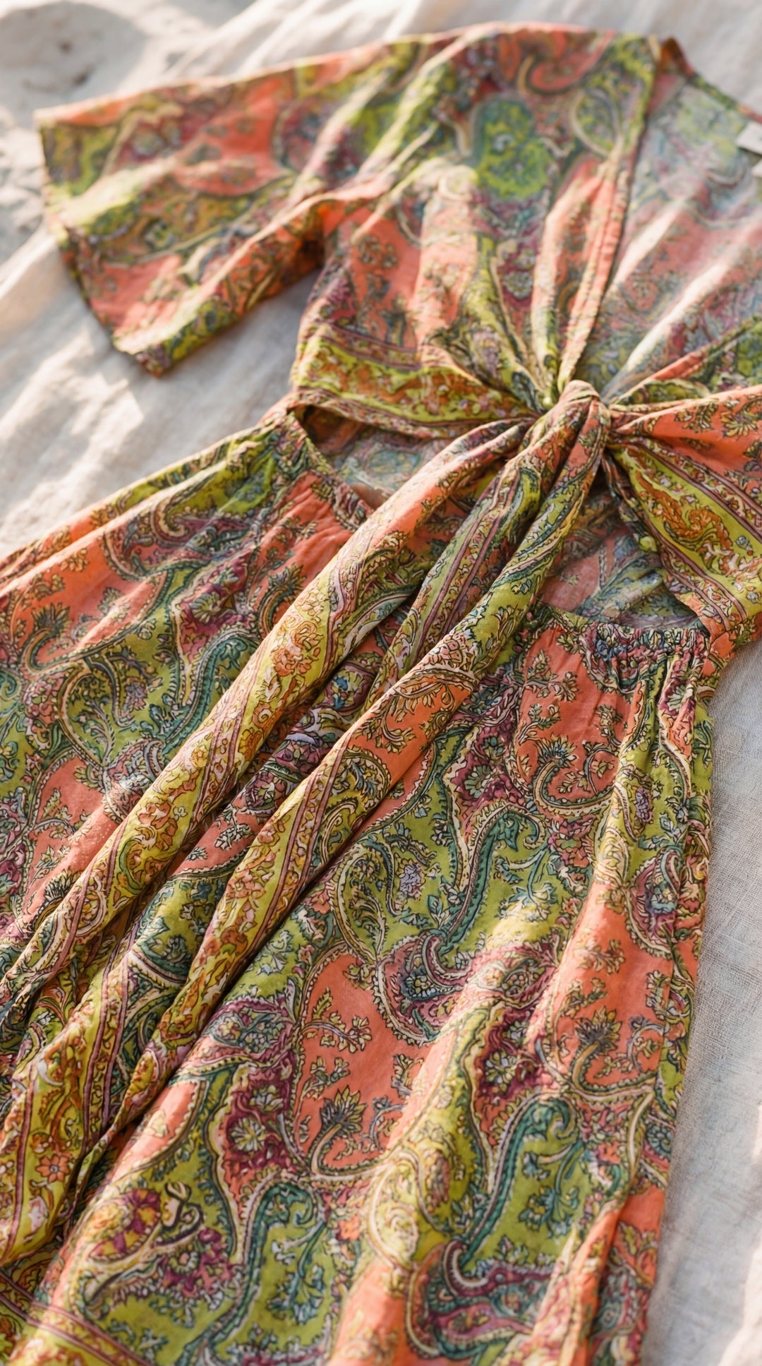 The "Kira" Front-Tie Short Dress– Available in 5 Sun-Stained Shades