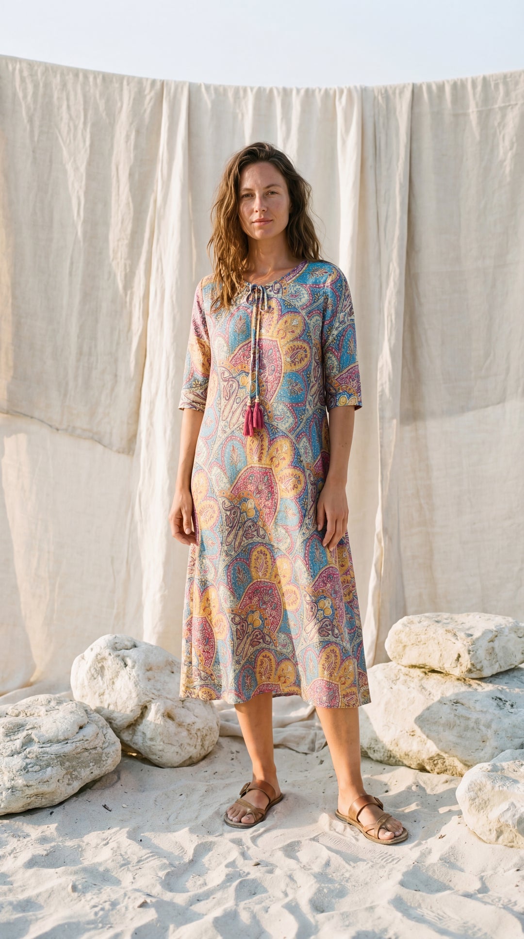 The "Inara" Silk Gown – Available in Ocean Blue, Peony Pink & Sun Yellow