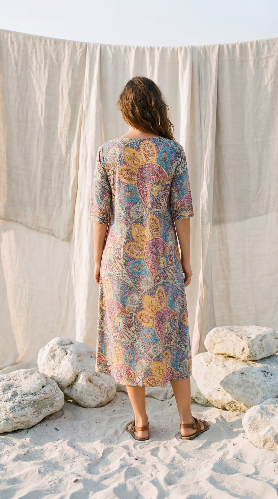 The "Inara" Silk Gown – Available in Ocean Blue, Peony Pink & Sun Yellow