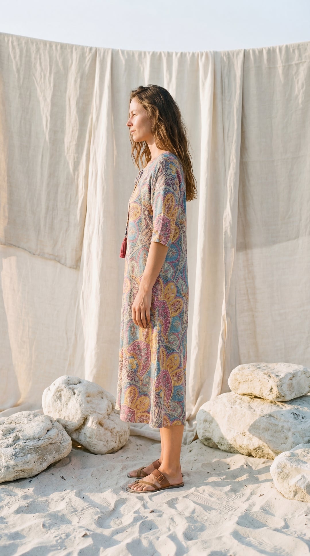 The "Inara" Silk Gown – Available in Ocean Blue, Peony Pink & Sun Yellow