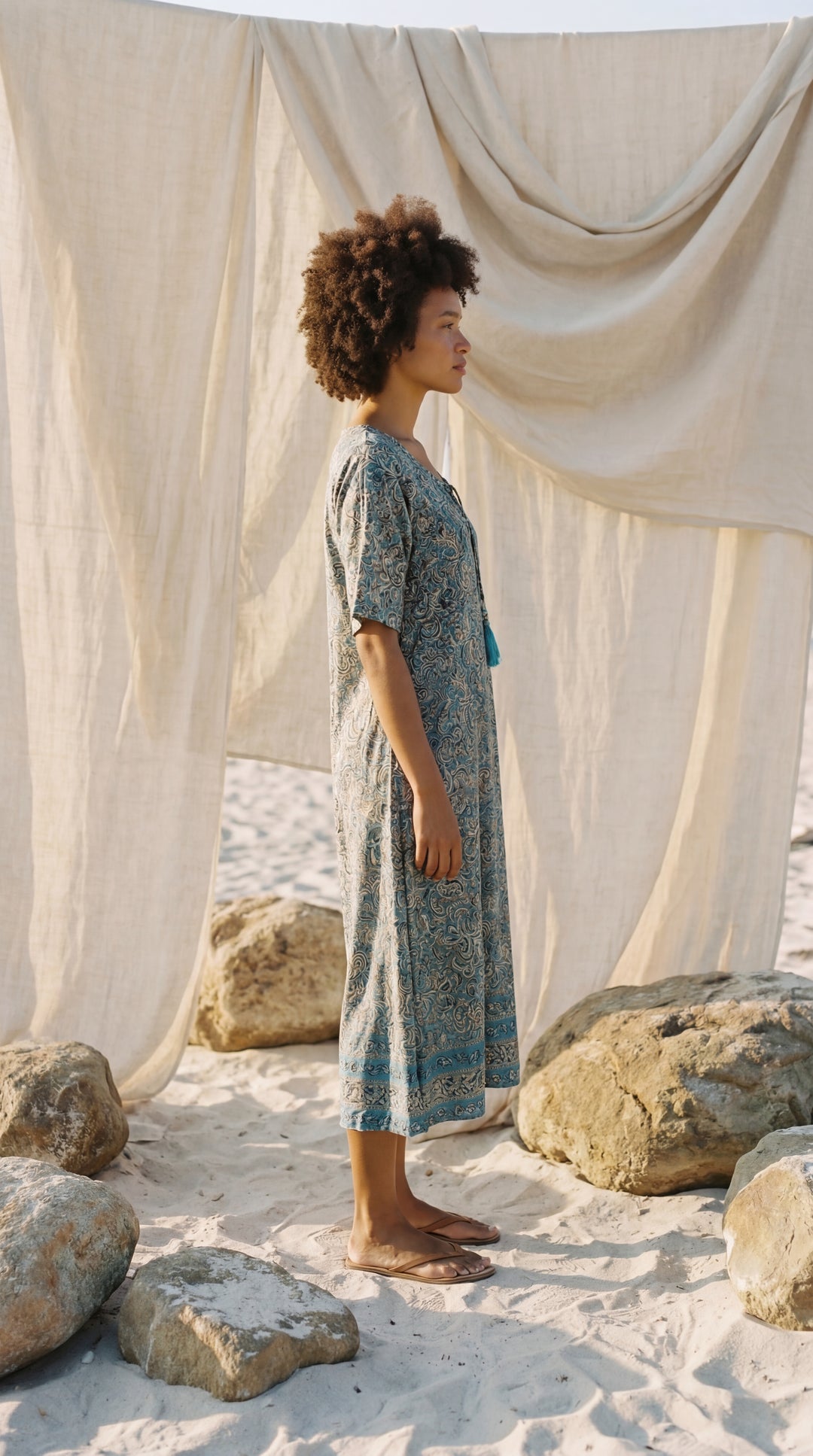 The "Inara" Silk Gown – Available in Ocean Blue, Peony Pink & Sun Yellow
