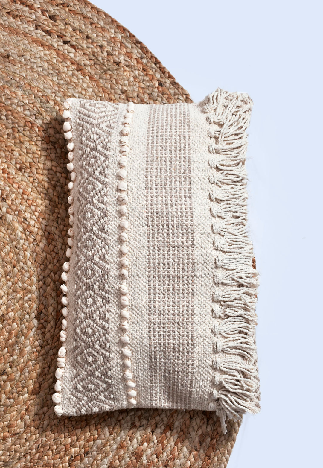 The Craft Pillow: 18" Hand-Loomed Macramé Throw Pillow – Supporting Women Empowerment (Copy)