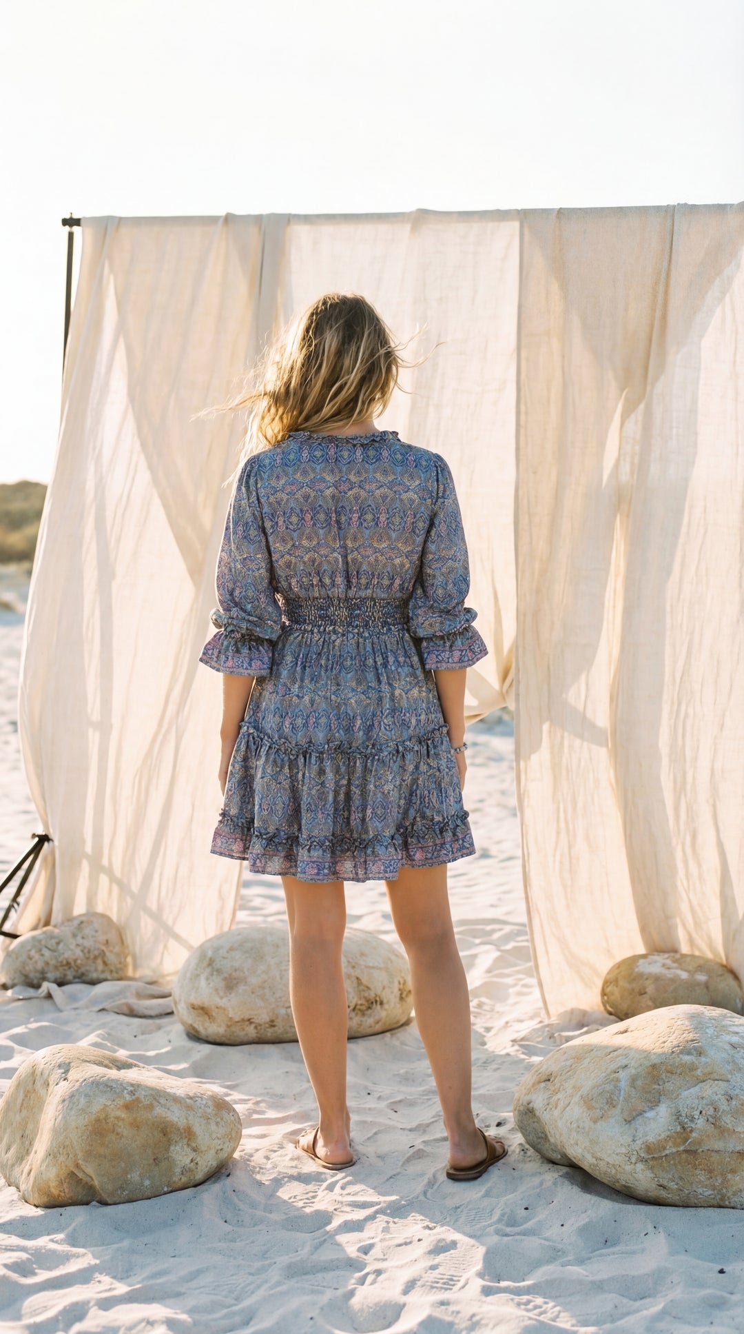 The "Zia" Ruffle Mini – Available in Azure Blue, Sun-Drenched Yellow & Rose Pink