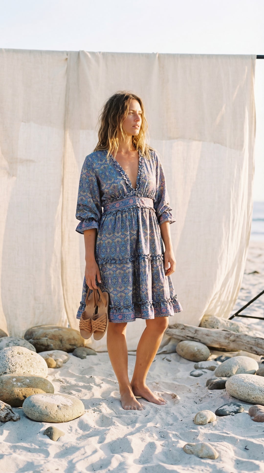 The "Zia" Ruffle Mini – Available in Azure Blue, Sun-Drenched Yellow & Rose Pink