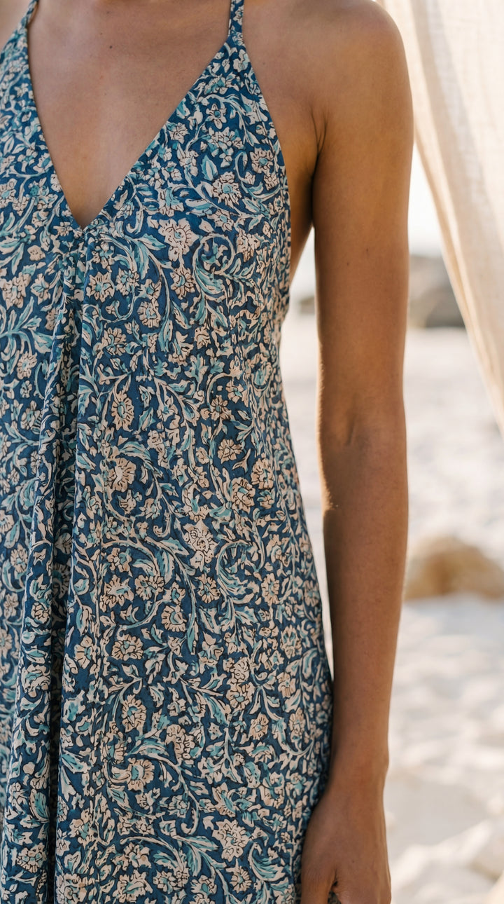 The "Rhea" Silk Mini – Available in Crimson Red, Slate Grey & Azure Blue