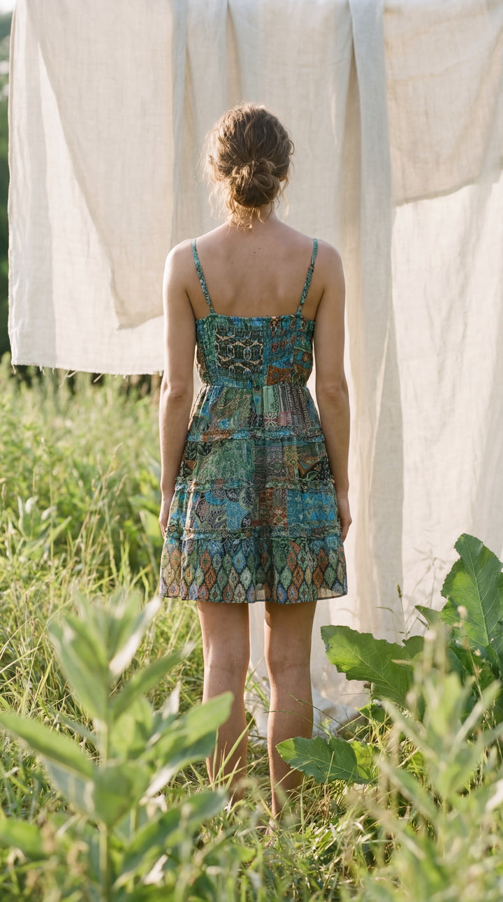 The "Kalia" Tiered Mini – Available in Emerald Green, Ocean Blue, Ruby Red & Royal Purple