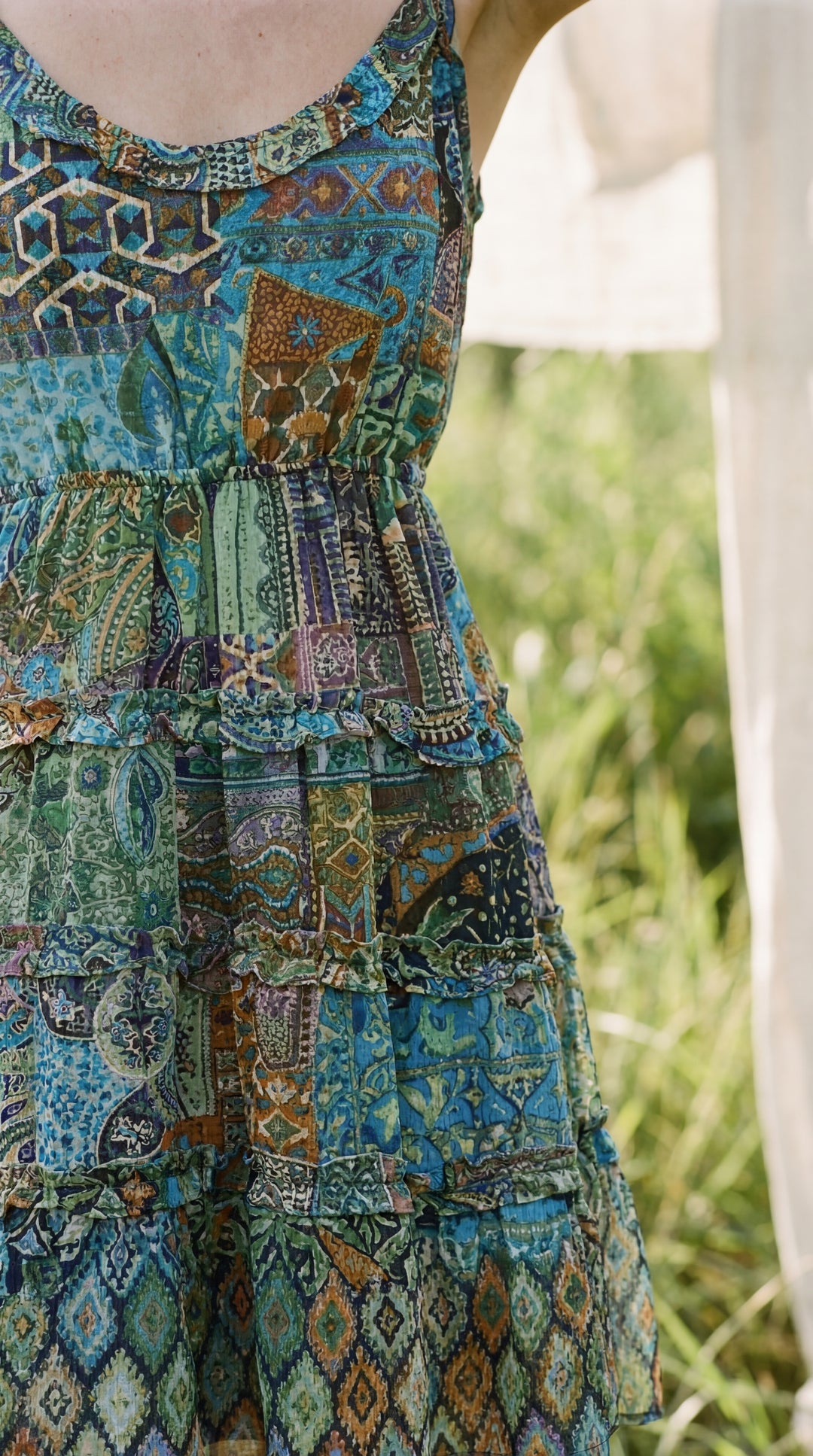 The "Kalia" Tiered Mini – Available in Emerald Green, Ocean Blue, Ruby Red & Royal Purple