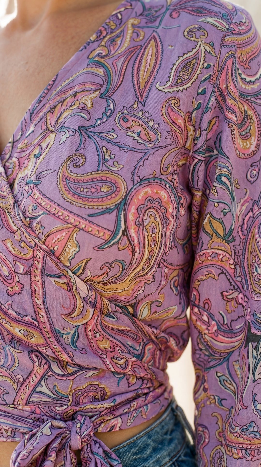 The "Seraphina" Silk Wrap – Available in Lagoon Blue & Orchid Pink